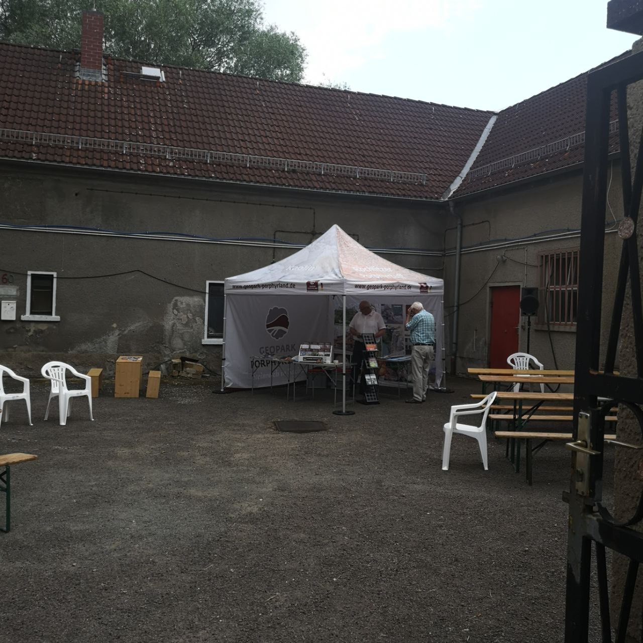 Geopark Porphyrland im Innenhof