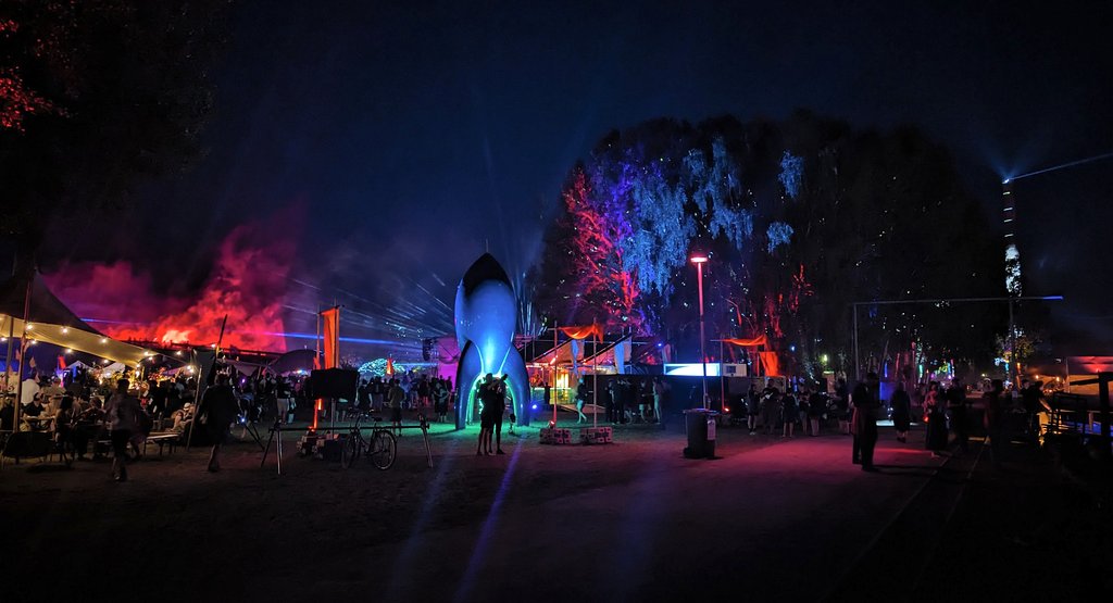 Nachtstimmung am Camp