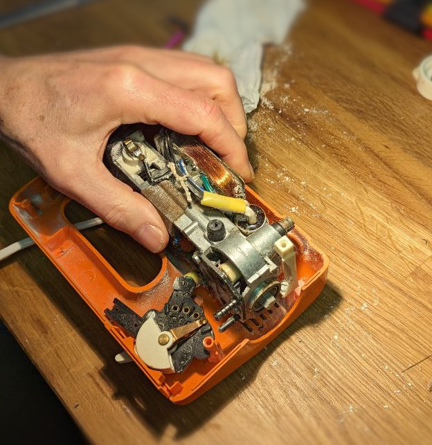 Mixer gereinigt