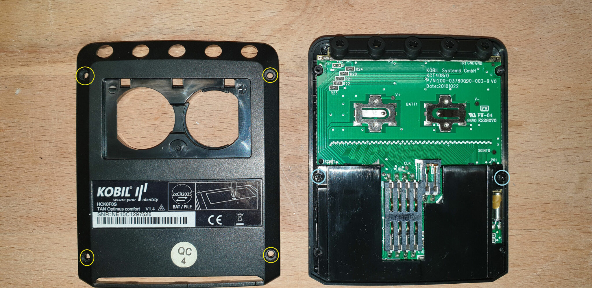KOBIL Chip-TAN Generator Reparatur und Mod – Makerspace Partheland e.V.